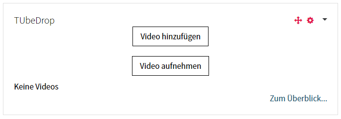 TUbeDrop-Block im TeachCenter