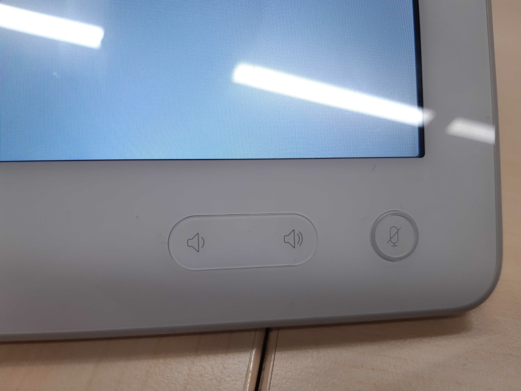 Buttons am Touchpanel in der rechten unteren Ecke