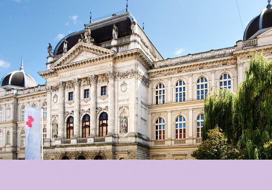 Das Gebäude einer Universität